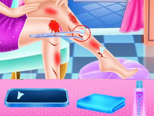 Thumbnail for لعبة حادث الدراجة للأميرة آنا