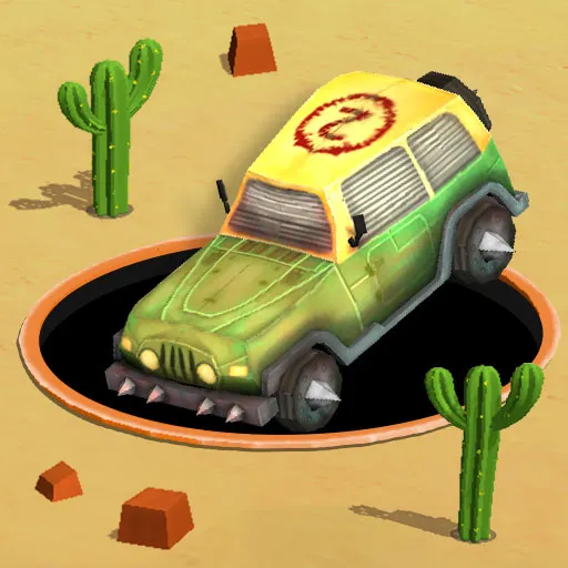 Thumbnail for لعبة فوضى في الصحراء – مغامرات سيارات برسومات كرتونية