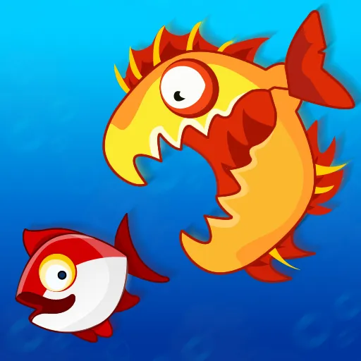 Thumbnail for لعبة السمكة الكبيرة – أكل ونمو في عالم البحار  