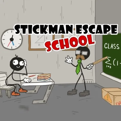 Thumbnail for لعبة هروب الستيكمان من المدرسة